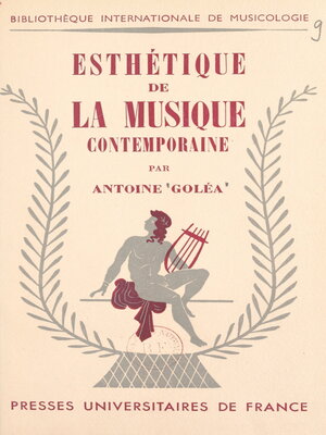 cover image of Esthétique de la musique contemporaine
